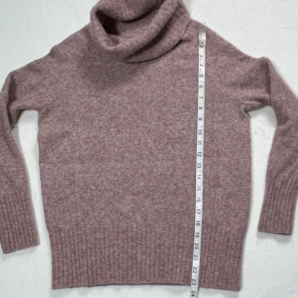 Babaton Plutarch Sweater Wool-blend Oversized Turtleneck Dusty Pink Size XS - Picture 14 of 15